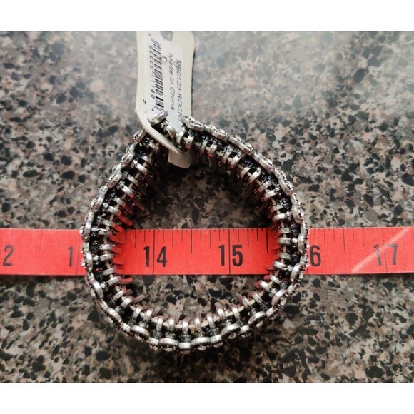 2003 Noblesse Collection Austrian Crystals Stretch Bracelet New - Picture 7 of 8